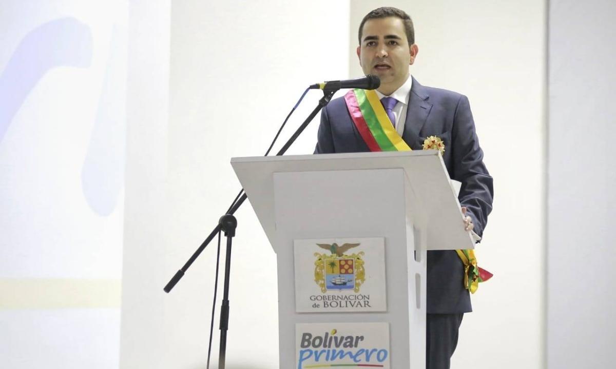 Vicente Blel Scaff, Gobernador electo para BolÃ­var se posesionÃ³ con la promesa de erradicar la pobreza.